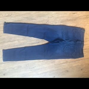 Buckle Black Sculpted High Rise Ankle Skinny